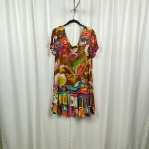 Jams World Vintage Hattie Dress in Chocolate Love Sz.M